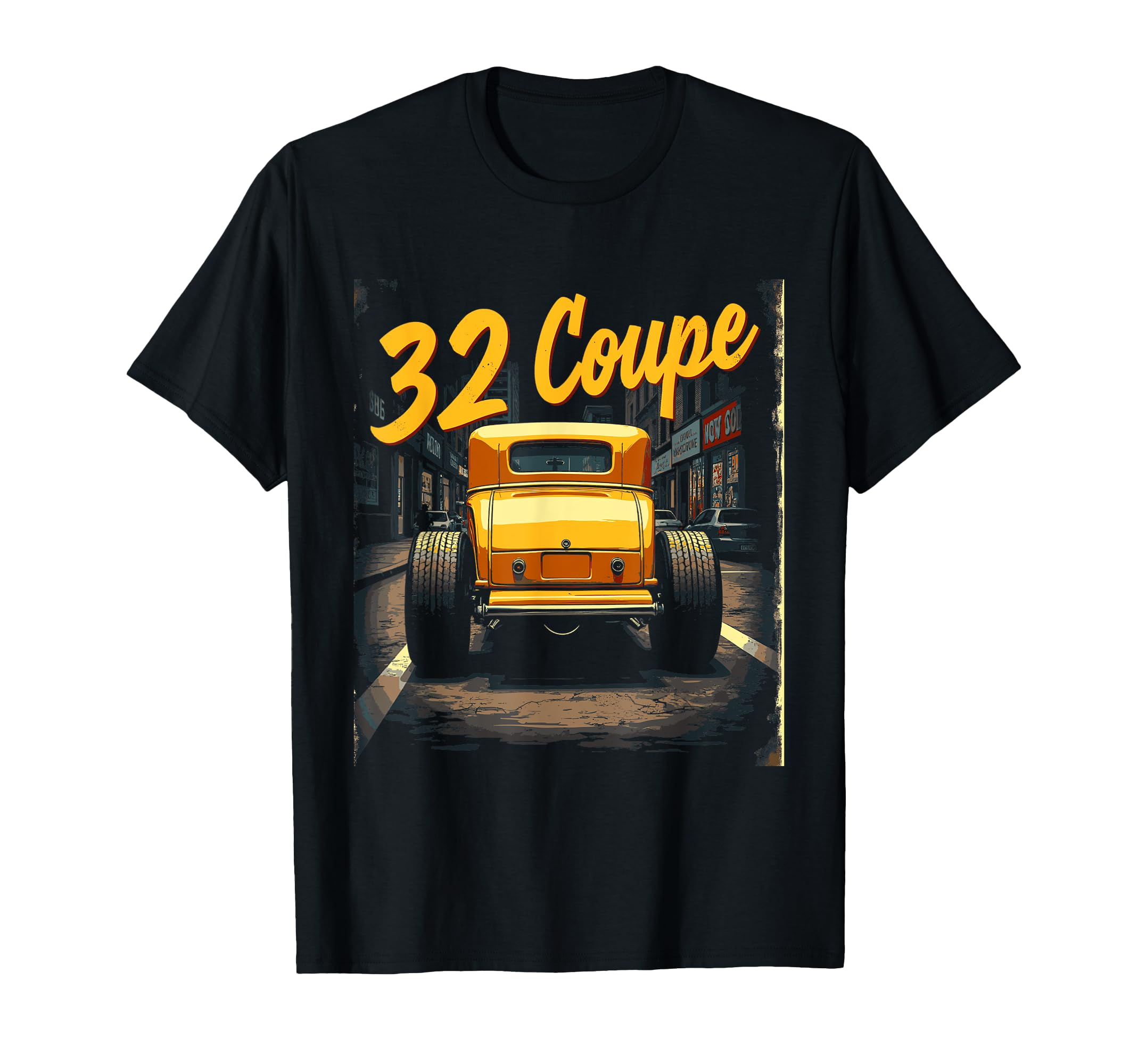 1932 Hot Rods Car Deuce Coupe T-Shirt - Casual Everyday Wear for Adults - T-Shirt, Sweatshirt, Hoodie