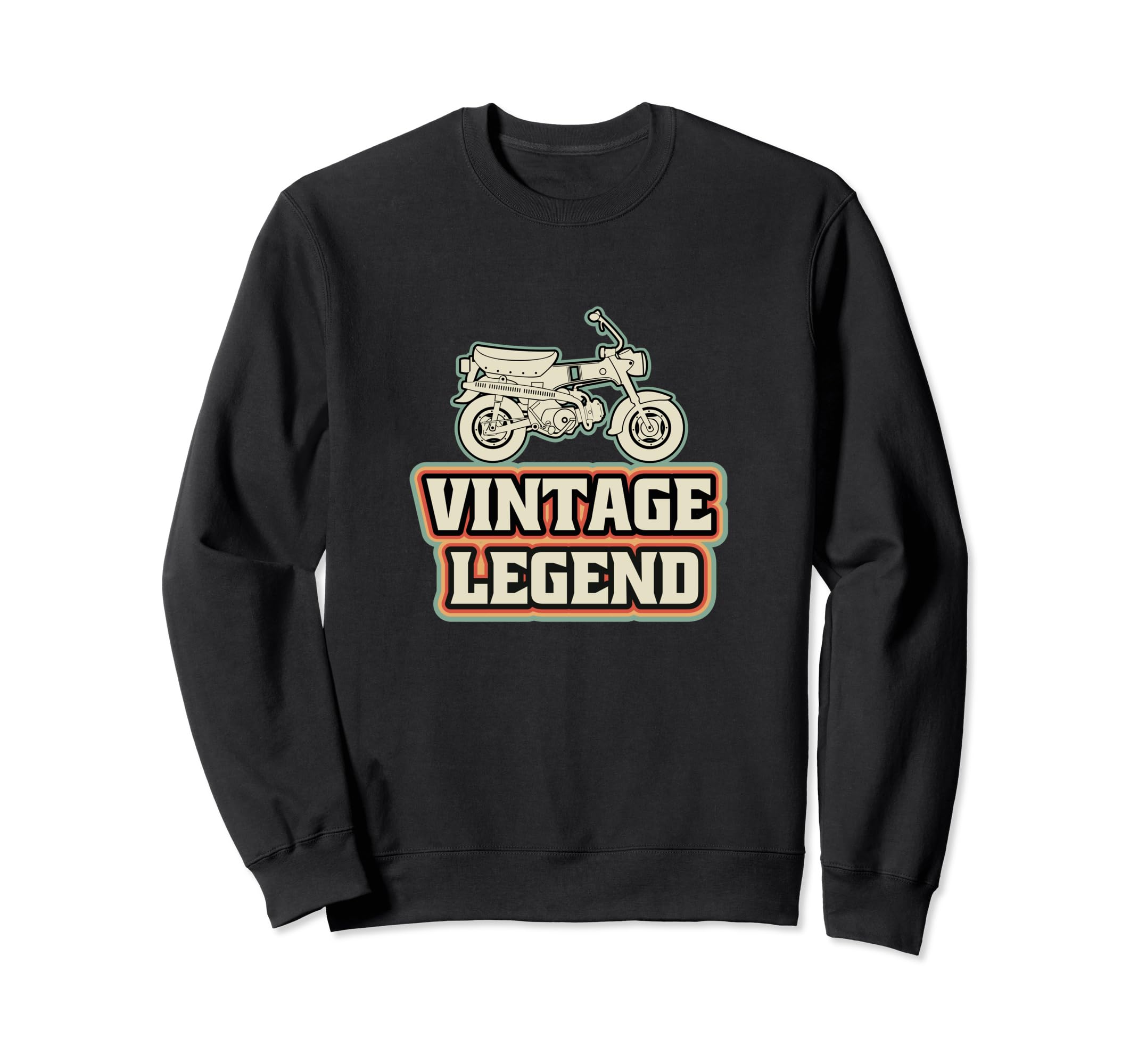 Dax Legend Japan Moped Motorcycle Sweatshirt - Custom Art Print Men Women - T-Shirt, Sweatshirt, Hoodie