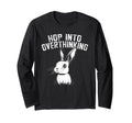 Bunny Fast Minded Overthinkers T-Shirt - Novelty Apparel for Adults - T-Shirt, Sweatshirt, Hoodie
