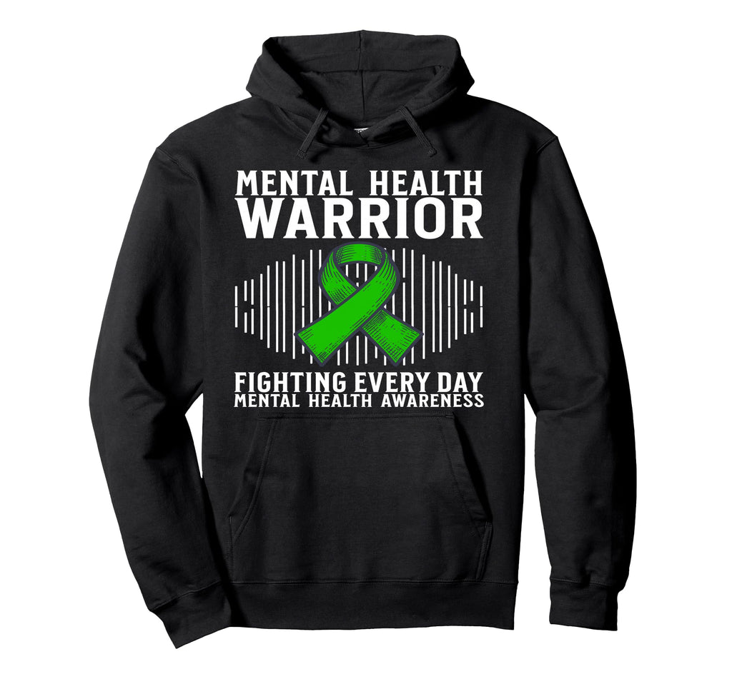Mental Health Awareness Month Items Hoodie - Fun Novelty Design Men Women - T-Shirt, Sweatshirt, Hoodie