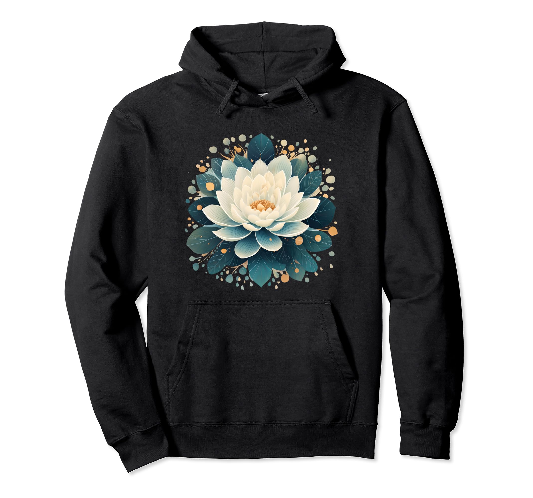 Lotus Flower Symbol Purity And Hoodie - Casual Everyday Wear Men Women - T-Shirt, Sweatshirt, Hoodie