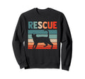 Rescue Cat Distressed Cat Funny Sweatshirt - Fun Novelty Design Men Women - T-Shirt, Sweatshirt, Hoodie