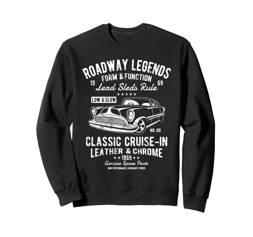 Automotive Nostalgia Car Cruise Sweatshirt - Custom Art Print Men Women - T-Shirt, Sweatshirt, Hoodie