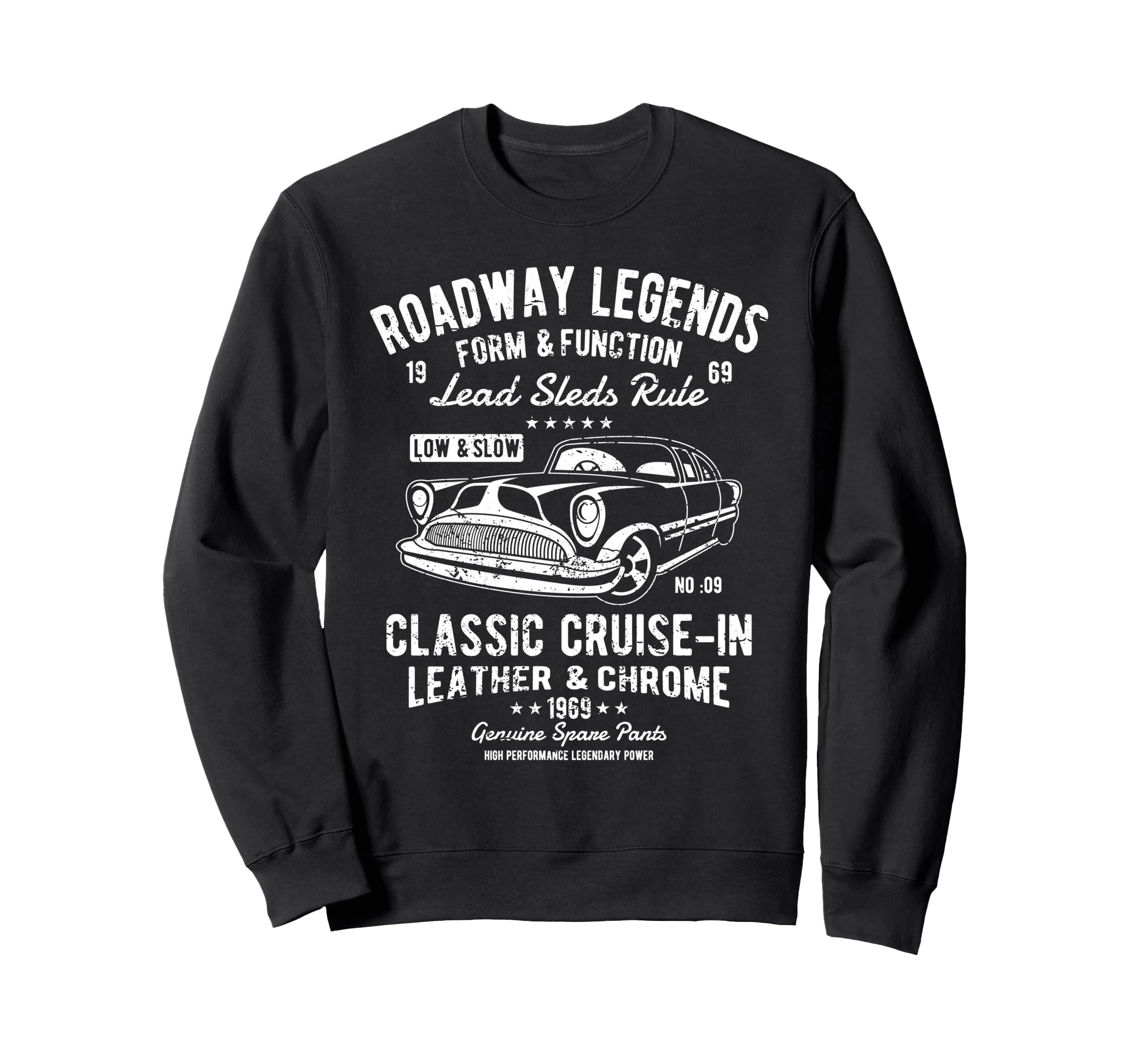 Automotive Nostalgia Car Cruise Sweatshirt - Custom Art Print Men Women - T-Shirt, Sweatshirt, Hoodie