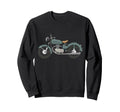 Motorbike Old Fashioned Motorcycle Sweatshirt - Unique Graphic Unisex - T-Shirt, Sweatshirt, Hoodie