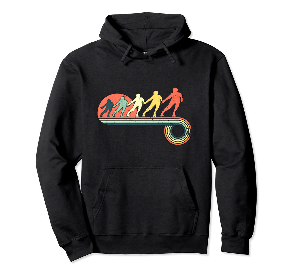Roller Skates Skating Sunset Rainbow Hoodie - Aesthetic Graphic Unisex - T-Shirt, Sweatshirt, Hoodie