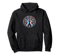 Colorful Geometric Praying Hands Mandala Hoodie - Fun Novelty Design Unisex - T-Shirt, Sweatshirt, Hoodie