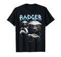 Badger 90S Heavy Metal Badger Animal T-Shirt - Trendy Graphic Men Women - T-Shirt, Sweatshirt, Hoodie
