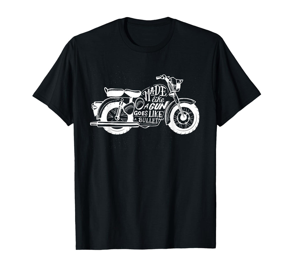 Motorcycle Biker Rocker Fun T-Shirt - Graphic Print Unisex - T-Shirt, Sweatshirt, Hoodie
