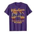Hihing Nature Montana Last Best Place T-Shirt - Graphic Print for Adults - T-Shirt, Sweatshirt, Hoodie