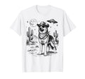 Cowboy Dog Funny German Shepherd T-Shirt - Aesthetic Graphic for Adults - T-Shirt, Sweatshirt, Hoodie