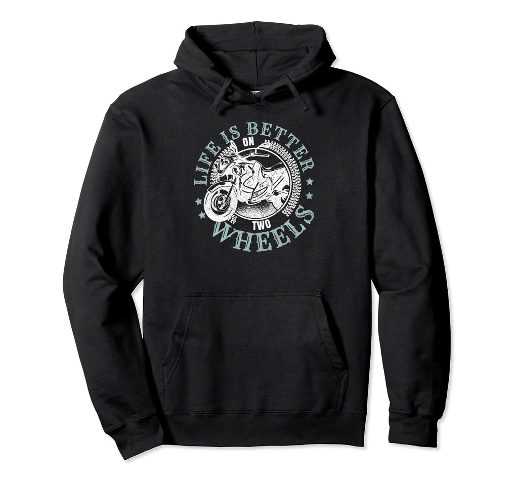 Biker Pride Motorcyclist Bike Rider Hoodie - Trendy Graphic Men Women - T-Shirt, Sweatshirt, Hoodie
