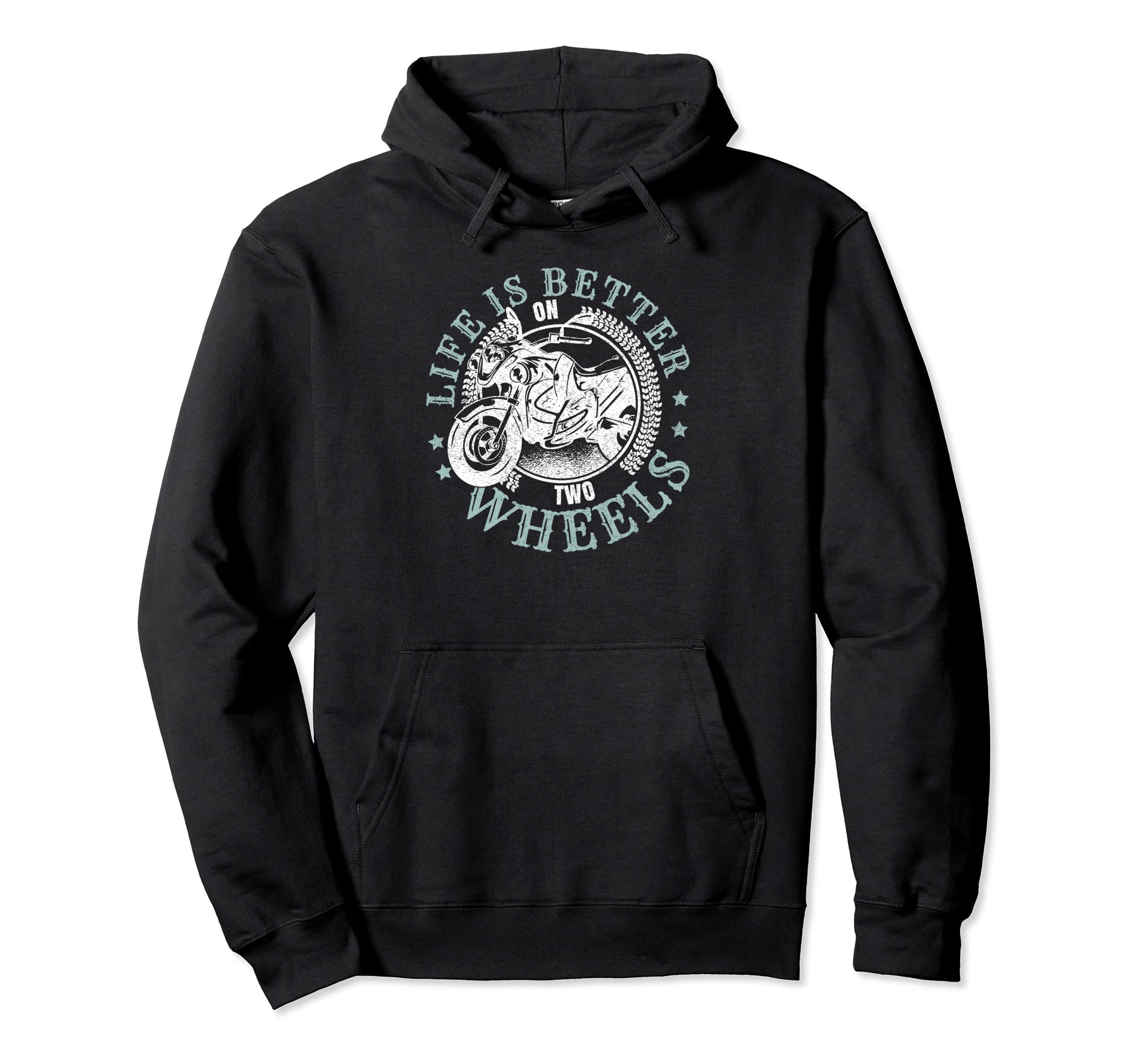 Biker Pride Motorcyclist Bike Rider Hoodie - Trendy Graphic Men Women - T-Shirt, Sweatshirt, Hoodie