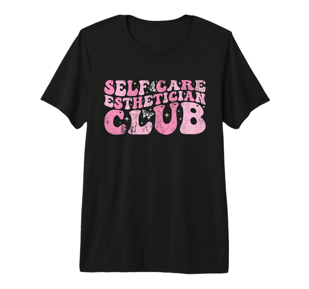 Self Care Esthetician Club Tri Blend T-Shirt - Minimalist Print Men Women - T-Shirt, Sweatshirt, Hoodie