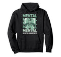 Green Coquette Bow Mental Health Hoodie - Minimalist Print for Adults - T-Shirt, Sweatshirt, Hoodie