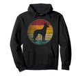 Dutch Shepherd Dog Silhouette 70S Hoodie - Novelty Apparel Men Women - T-Shirt, Sweatshirt, Hoodie