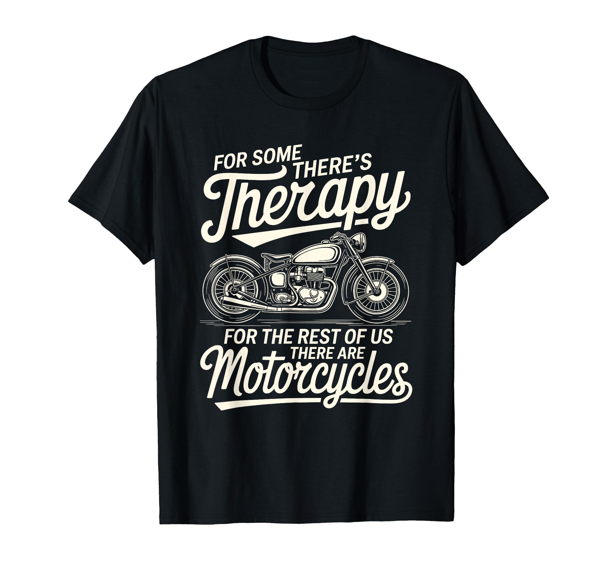 Motorcycle Rider Therapy Biker T-Shirt - Aesthetic Graphic for Adults - T-Shirt, Sweatshirt, Hoodie