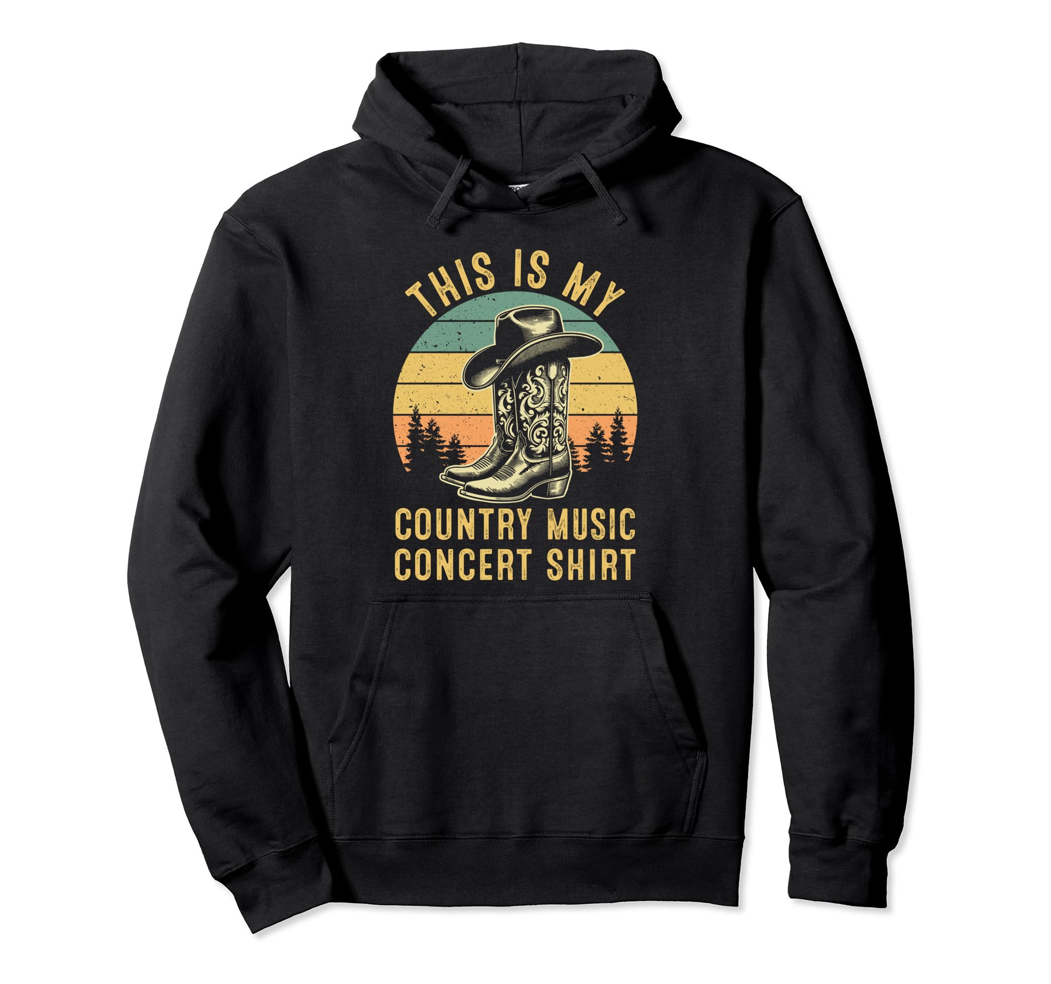 Country Concert Western Hoodie - Trendy Graphic Men Women - T-Shirt, Sweatshirt, Hoodie