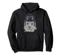 Dandie Dinmont Terrier Wearing Hoodie - Aesthetic Graphic Unisex - T-Shirt, Sweatshirt, Hoodie