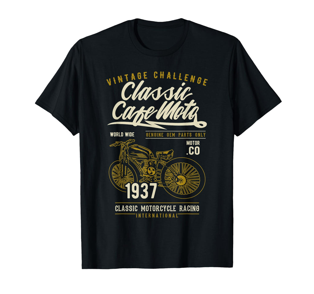 Cafe Racer Motorcycle T-Shirt - Graphic Print Unisex - T-Shirt, Sweatshirt, Hoodie