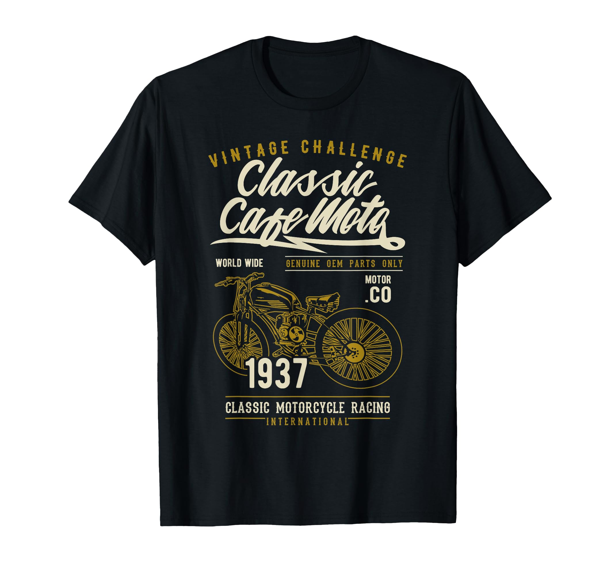 Cafe Racer Motorcycle T-Shirt - Graphic Print Unisex - T-Shirt, Sweatshirt, Hoodie
