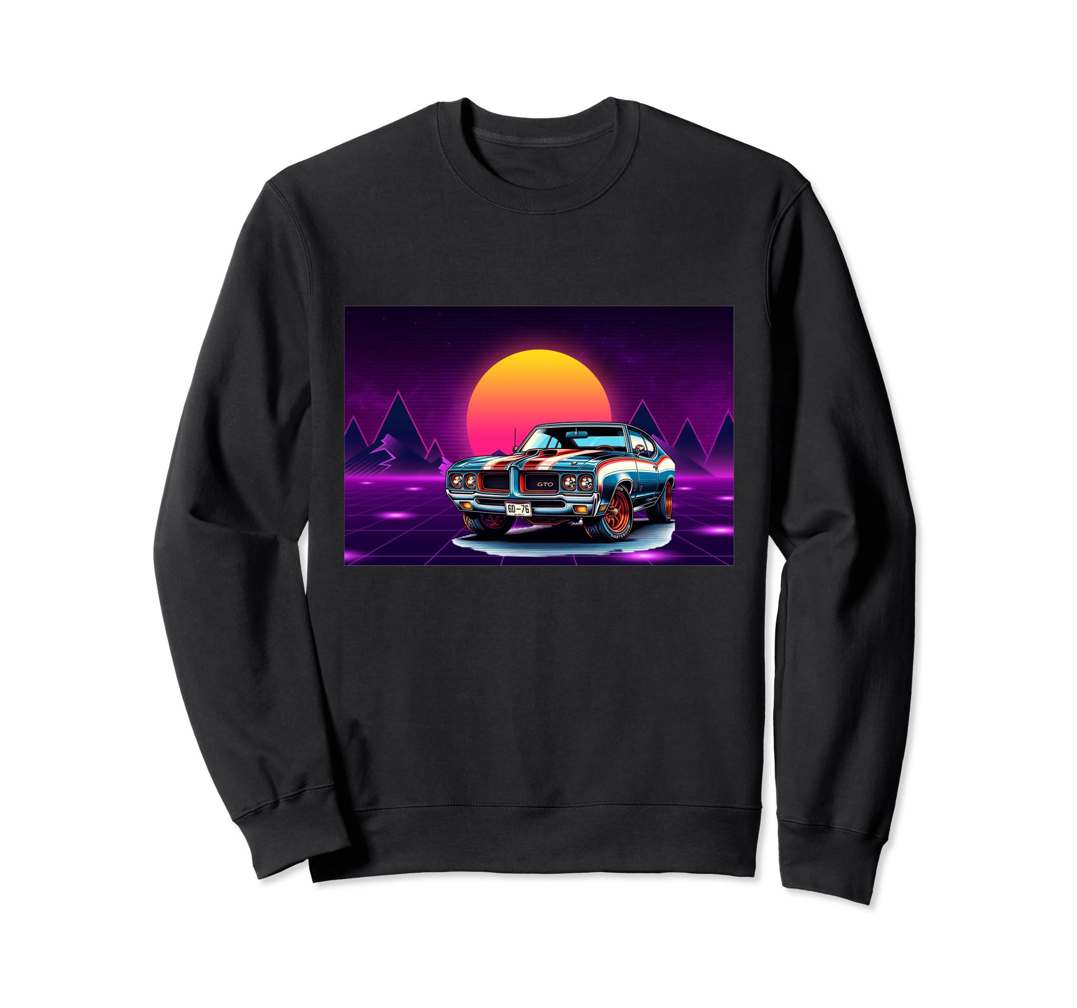 Retrowave Synthwave Aesthetic Sweatshirt - Streetwear Style Men Women - T-Shirt, Sweatshirt, Hoodie