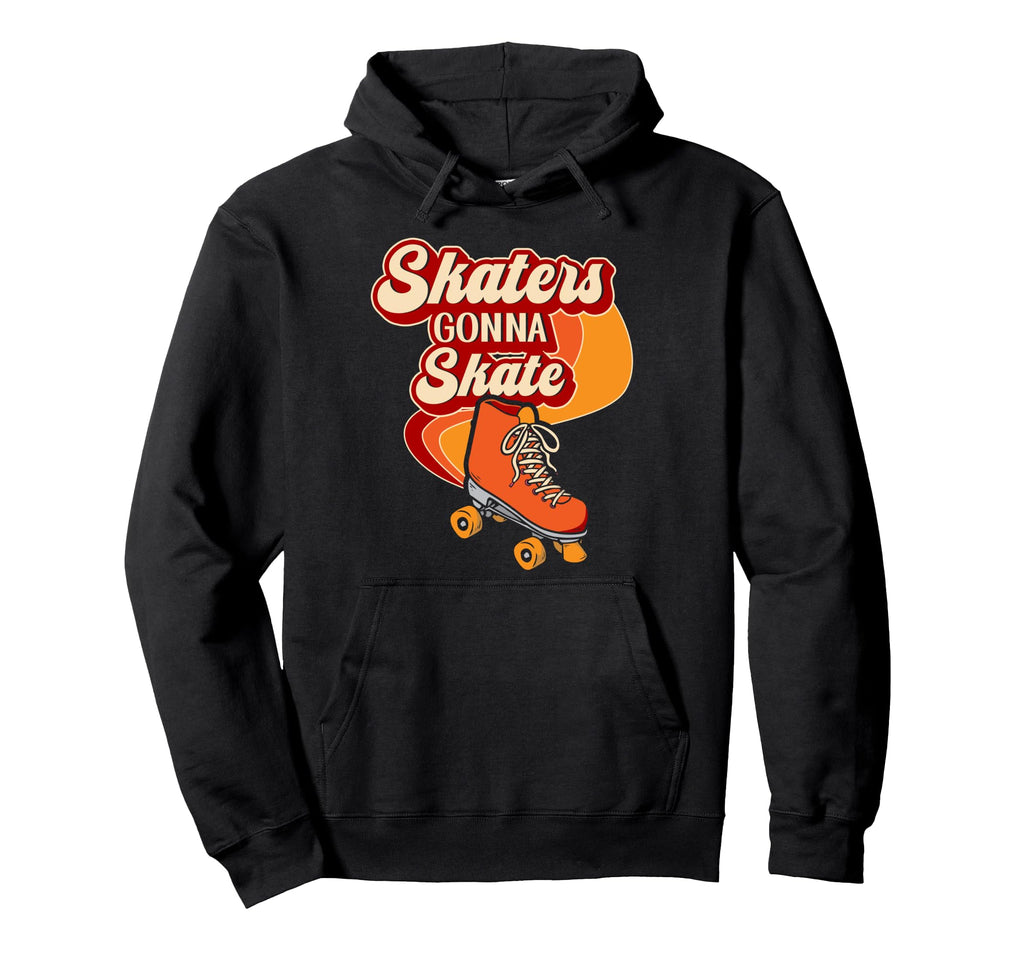 Roller Skating Skate 1970S Skaters Hoodie - Minimalist Print for Adults - T-Shirt, Sweatshirt, Hoodie
