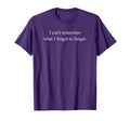 I Cant Remember What I Forgot To Forget T-Shirt - Trendy Graphic Men Women - T-Shirt, Sweatshirt, Hoodie
