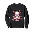 Meditation Axolotl Yoga Pose Sweatshirt - Custom Art Print Men Women - T-Shirt, Sweatshirt, Hoodie