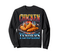 90S Crispy Fried Chicken Tenders Sweatshirt - Streetwear Style for Adults - T-Shirt, Sweatshirt, Hoodie