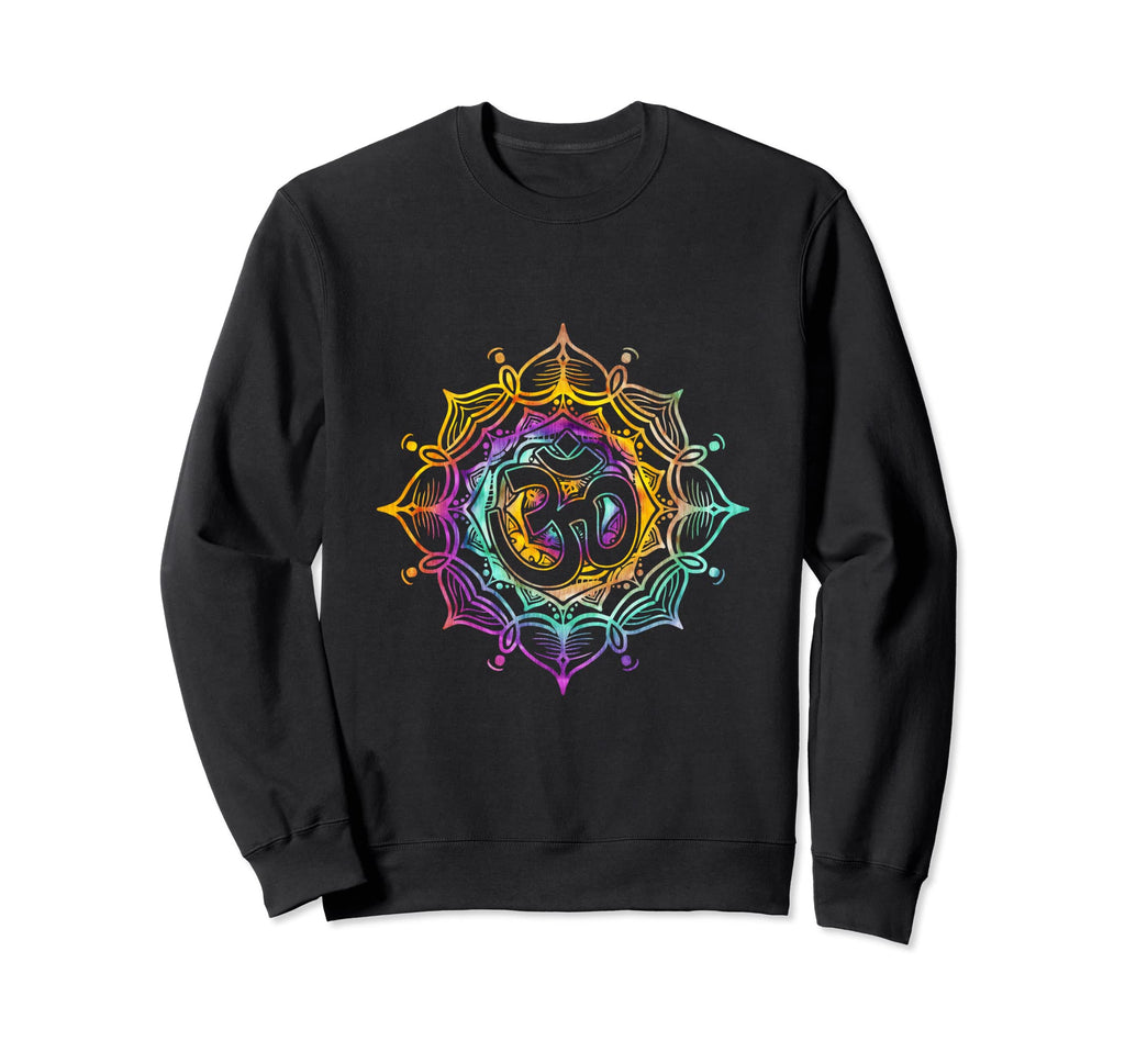 Om Symbol Colorful Mandala Sweatshirt - Custom Art Print for Adults - T-Shirt, Sweatshirt, Hoodie