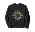 Om Symbol Colorful Mandala Sweatshirt - Custom Art Print for Adults - T-Shirt, Sweatshirt, Hoodie