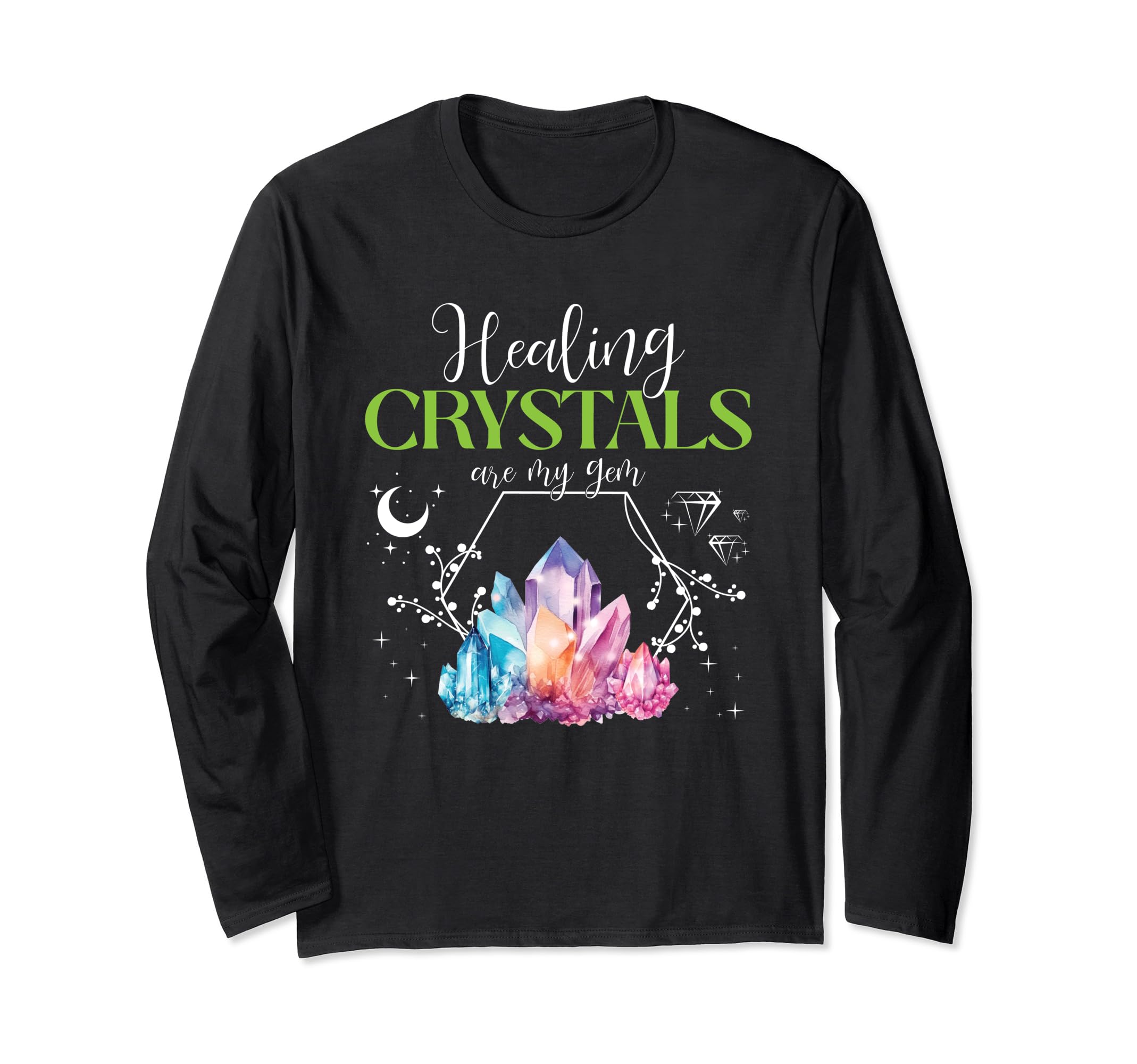 Funny Gemstone Chakra Healer T-Shirt - Aesthetic Graphic Men Women - T-Shirt, Sweatshirt, Hoodie