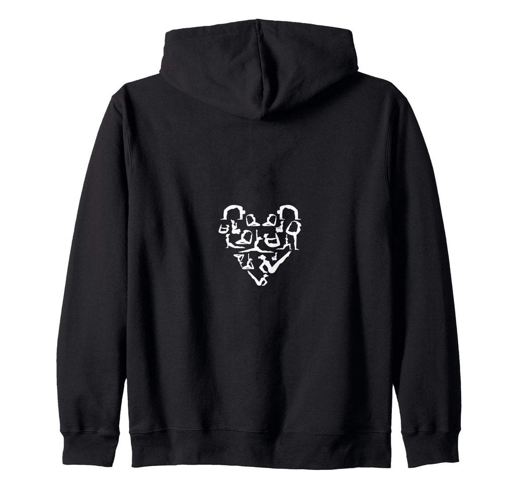 Yoga Wellness Mindfulness Fitness Hoodie - Minimalist Print for Adults - T-Shirt, Sweatshirt, Hoodie
