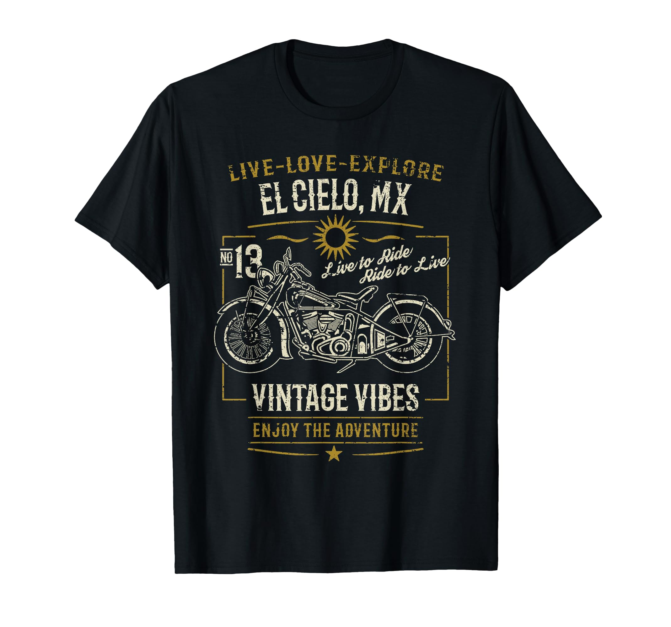 El Cielo Mx Mexico Distressed T-Shirt - Casual Everyday Wear for Adults - T-Shirt, Sweatshirt, Hoodie