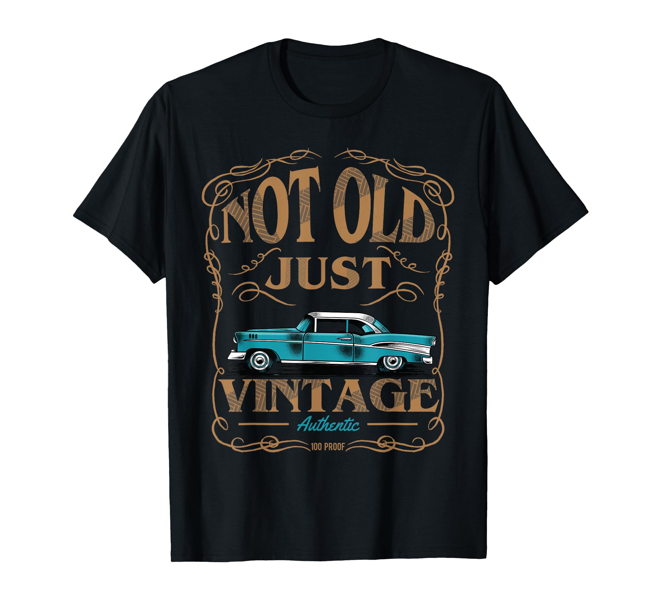 Not Old Just American Car Birthday T-Shirt - Casual Everyday Wear Men Women - T-Shirt, Sweatshirt, Hoodie