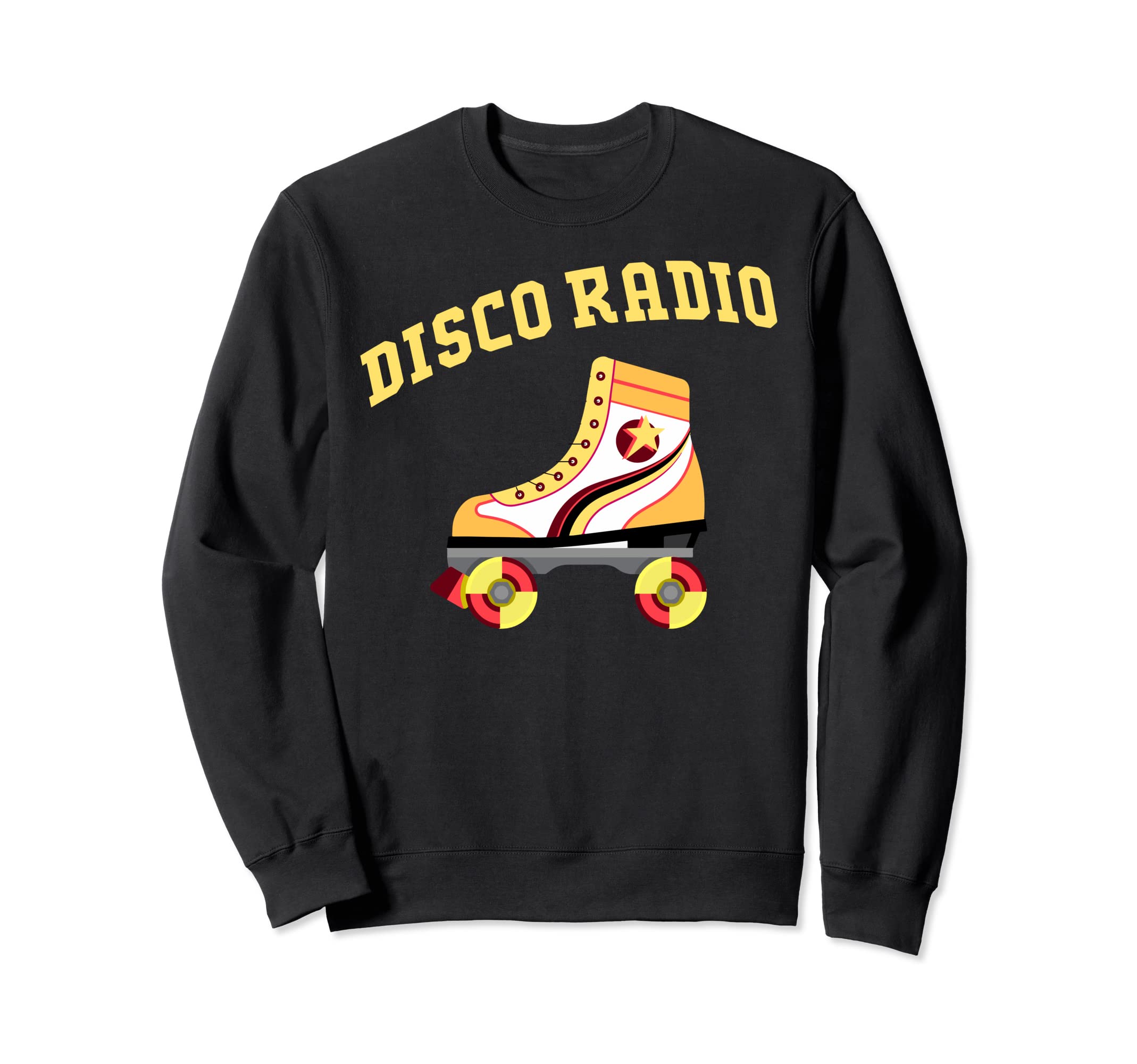 Disco Radio 70S 80S Roller Sweatshirt - Fun Novelty Design Men Women - T-Shirt, Sweatshirt, Hoodie