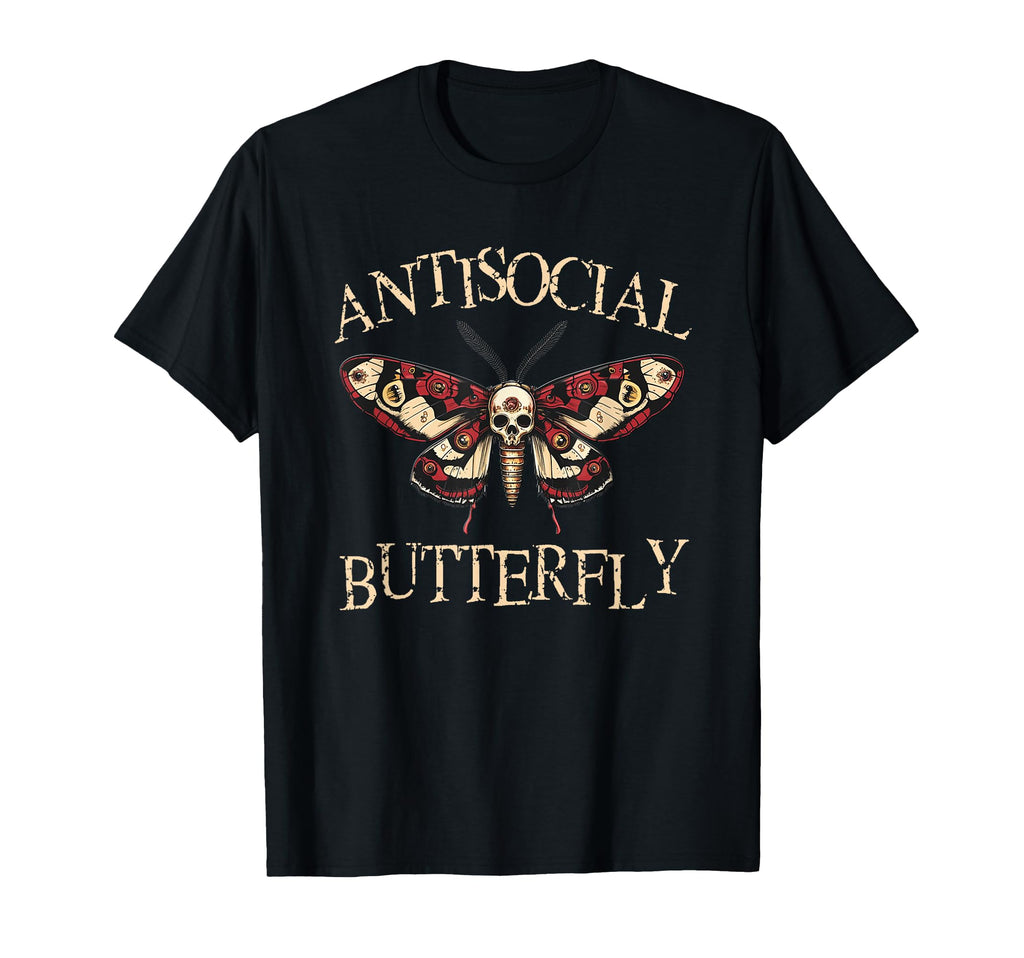 Antisocial Butterfly Gift Sweatshirt - Graphic Print Unisex - T-Shirt, Sweatshirt, Hoodie