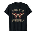 Antisocial Butterfly Gift Sweatshirt - Graphic Print Unisex - T-Shirt, Sweatshirt, Hoodie