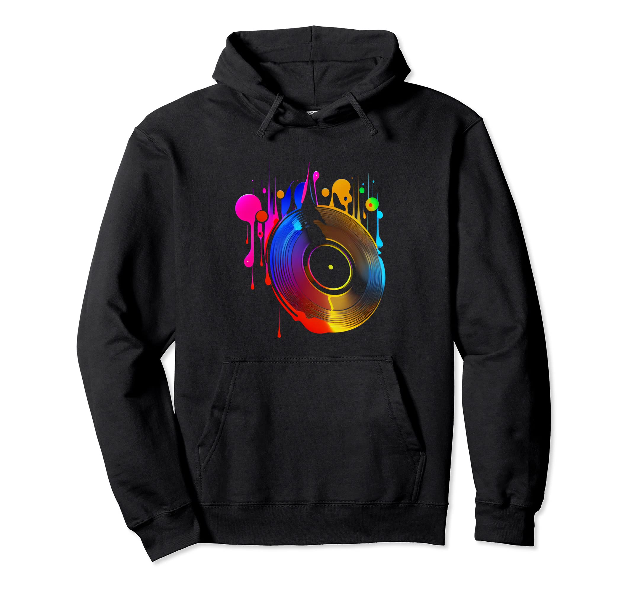 Vinyl Record 80S 90S Hoodie - Novelty Apparel for Adults - T-Shirt, Sweatshirt, Hoodie