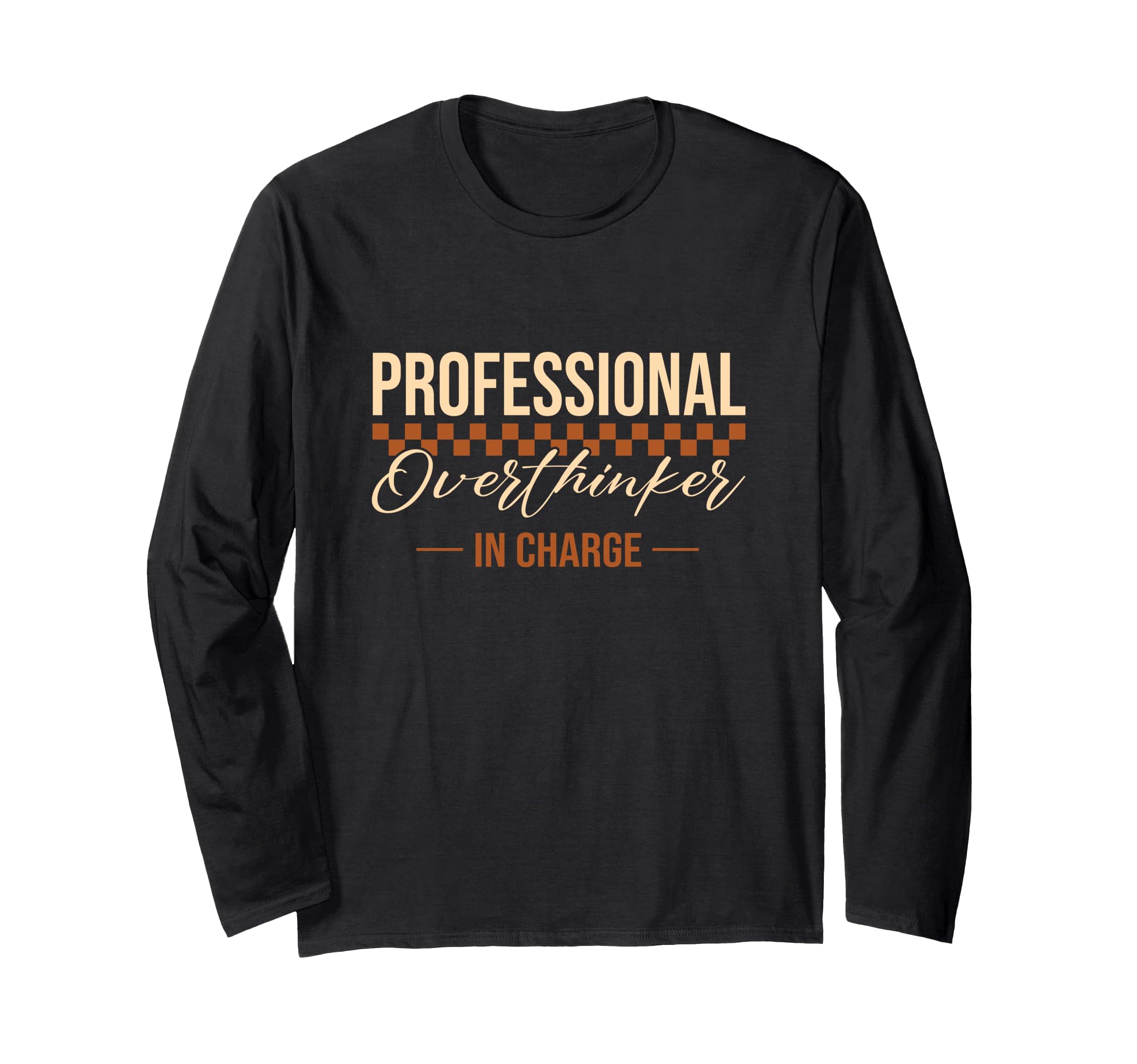 Professional Overthinker Charge T-Shirt - Minimalist Print for Adults - T-Shirt, Sweatshirt, Hoodie