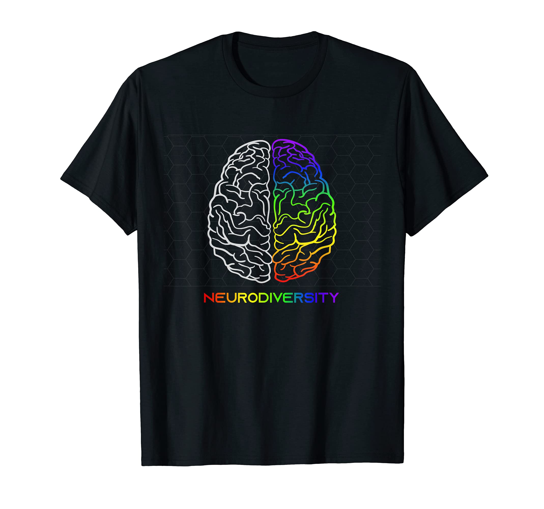 Embrace Neurodiversity Autism Adhd Asd T-Shirt - Minimalist Print Unisex - T-Shirt, Sweatshirt, Hoodie
