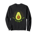 Zen Avocado Meditation Calm Funny Food Sweatshirt - Trendy Graphic Unisex - T-Shirt, Sweatshirt, Hoodie
