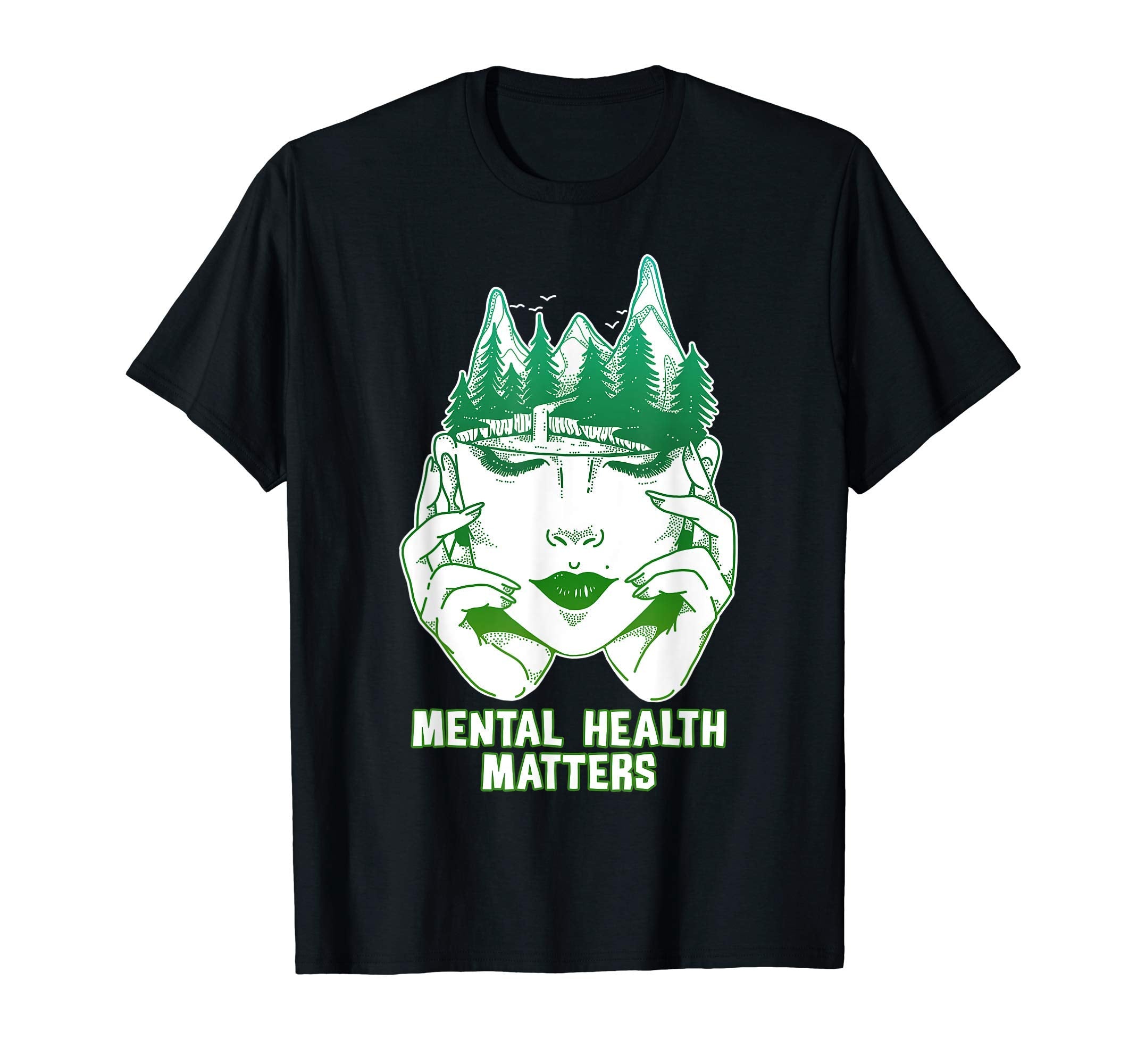 Mental Health Matters Awareness Human T-Shirt - Minimalist Print Men Women - T-Shirt, Sweatshirt, Hoodie
