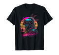 80S Samurai Synthwave Retrowave Colorful T-Shirt - Aesthetic Graphic Unisex - T-Shirt, Sweatshirt, Hoodie