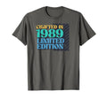 Born 1989 Birthday Typography T-Shirt - Graphic Print for Adults - T-Shirt, Sweatshirt, Hoodie