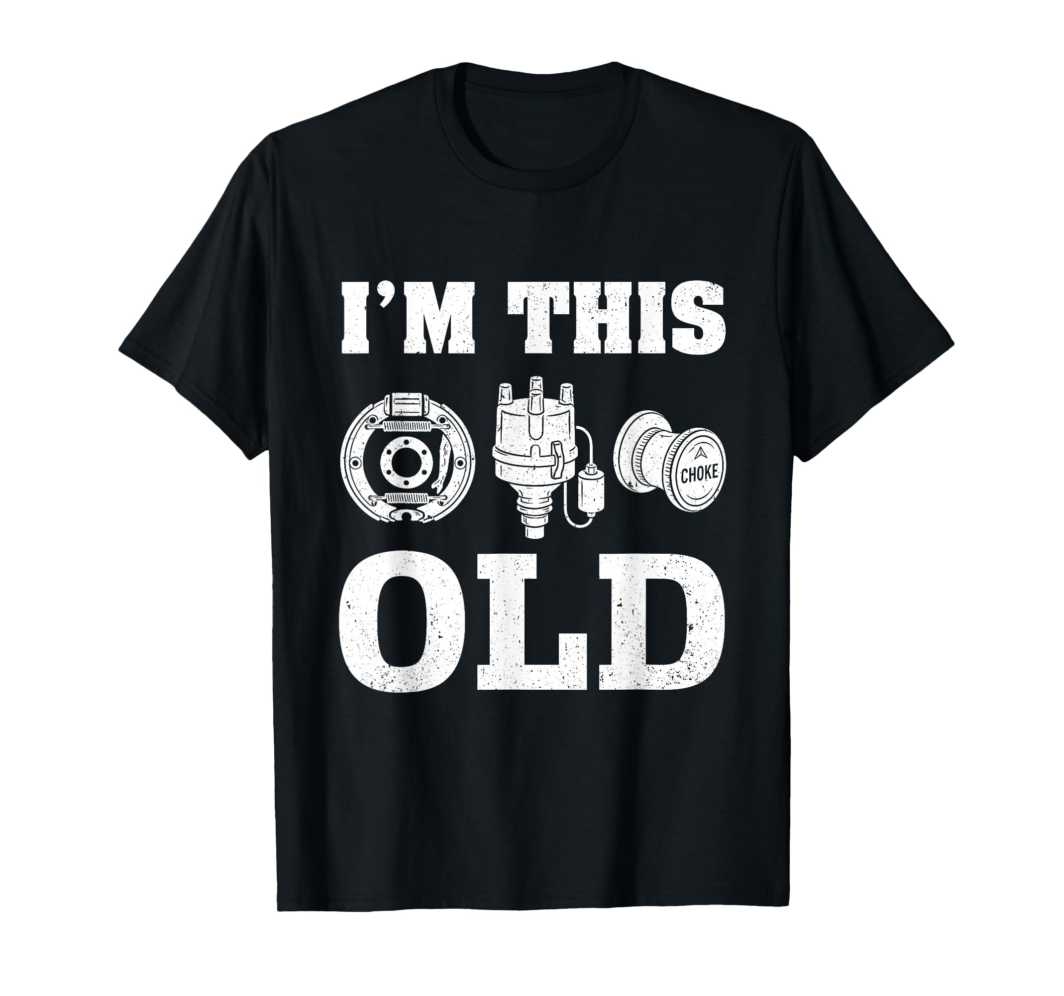 Im This Old Funny Car Parts Mechanic T-Shirt - Streetwear Style for Adults - T-Shirt, Sweatshirt, Hoodie