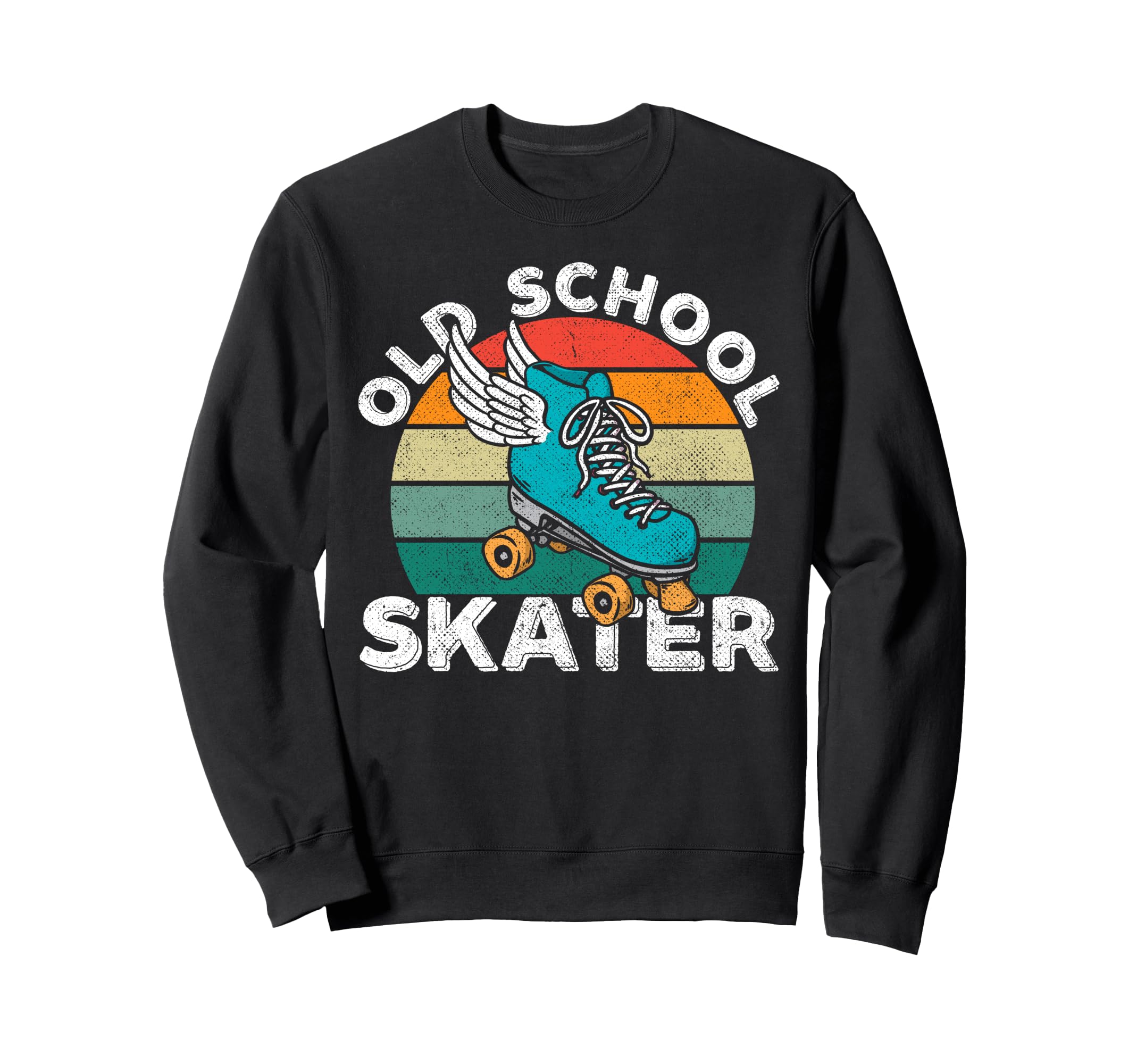 Roller Skating Skate 1970S Old Sweatshirt - Streetwear Style for Adults - T-Shirt, Sweatshirt, Hoodie