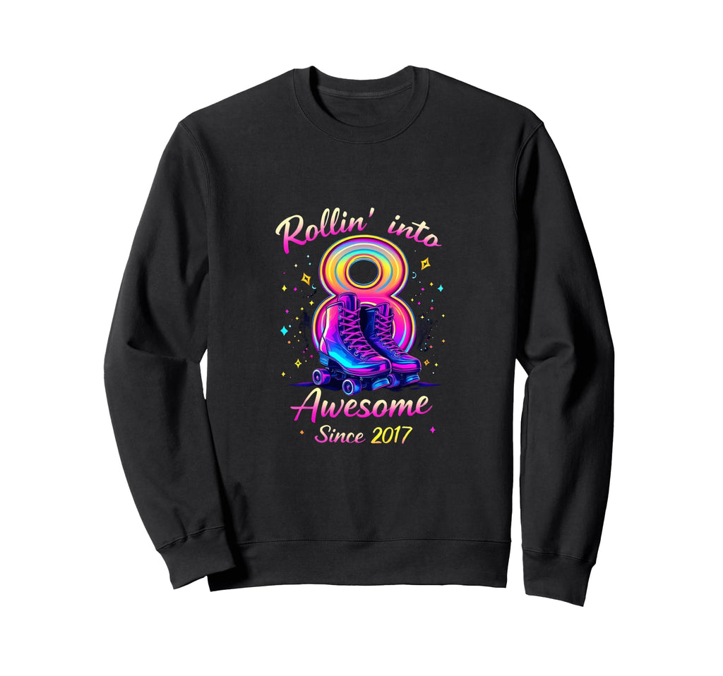 Roller Skating Vibes Awesome Since Sweatshirt - Trendy Graphic Men Women - T-Shirt, Sweatshirt, Hoodie