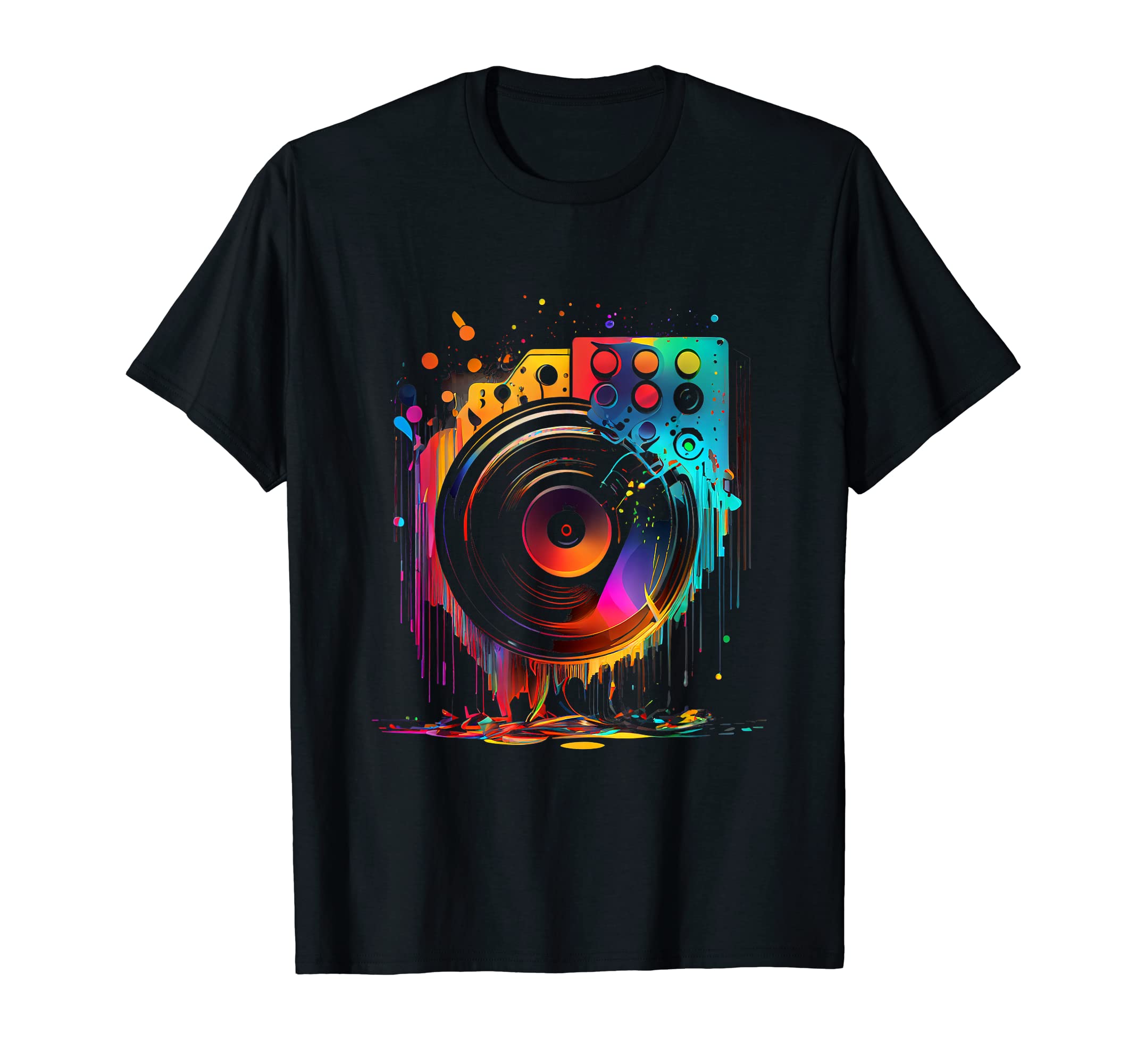 Vinyl Record Record Player 80S 90S T-Shirt - Graphic Print Unisex - T-Shirt, Sweatshirt, Hoodie
